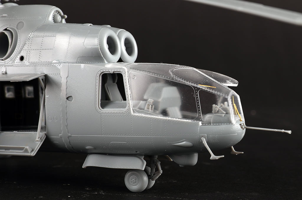 Trumpeter MODEL AIRCRAFT Trumpeter 1/48 Mi24A Hind-B Helicopter (New Tool)