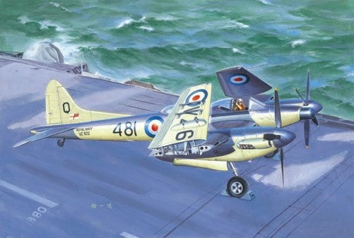 Trumpeter MODEL AIRPLANES Trumpeter 1/48 DeHavilland Sea Hornet NF21 Fighter Kit