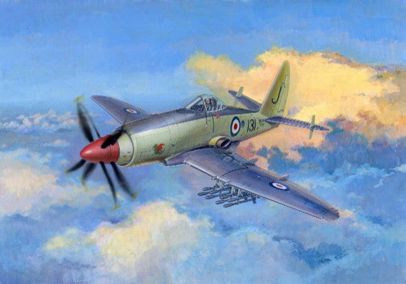 Trumpeter MODEL AIRPLANES Trumpeter 1/48 Wyvern S4 Early Version British Fighter Kit