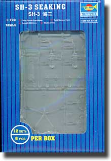 Trumpeter MODEL AIRPLANES Trumpeter 1/700 SH3 Sea King Helicopter Set for USS Nimitz (12/Bx) Kit