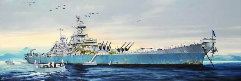 Trumpeter MODEL SHIPS Trumpeter 1/200 USS Missouri BB63 Big Mo Battleship Kit