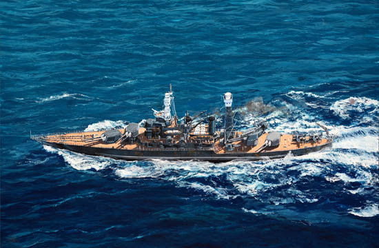 Trumpeter MODEL SHIPS Trumpeter 1/700 USS West Virginia BB48 Battleship 1941 Kit