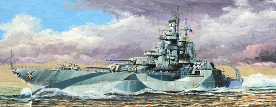 Trumpeter MODEL SHIPS Trumpeter 1/700 USS West Virginia BB48 Battleship 1945 Kit