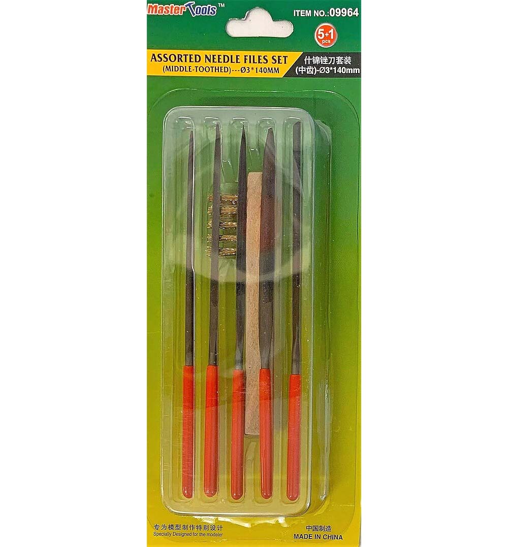 Trumpeter Scale Models File Trumpeter Scale Models 9964 Assorted Needle Files (Set of 5)