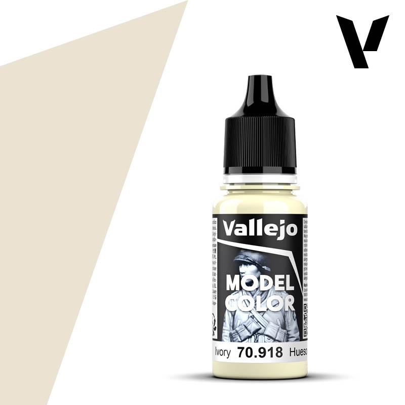 Vallejo Paint Vallejo 70918 Model Color 004 Ivory Acrylic Paint 18ml