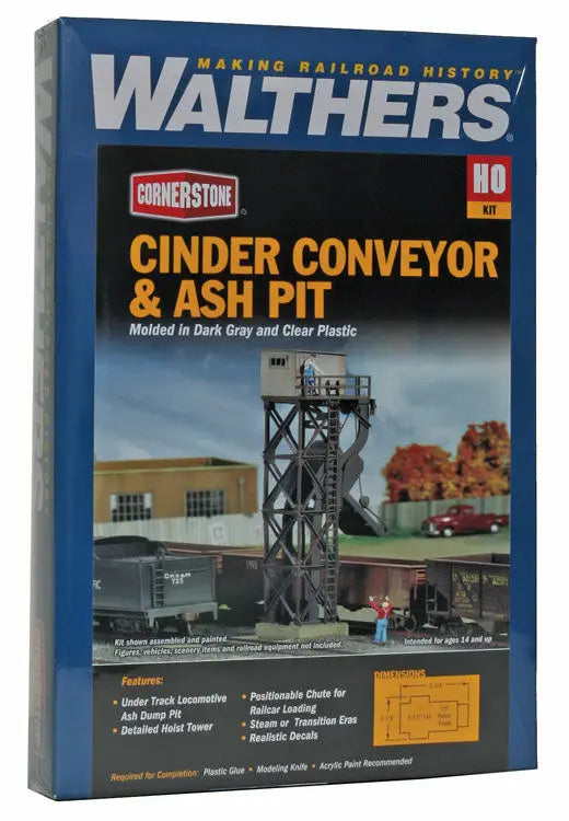 Walthers Cornerstone Walthers Cornerstone Cinder Conveyor & Ash Pit (HO Scale) Part# 933-3181