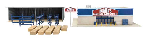 Walthers Cornerstone Walthers Cornerstone Hardware and Lumber Store (HO Scale) Part# 933-4119