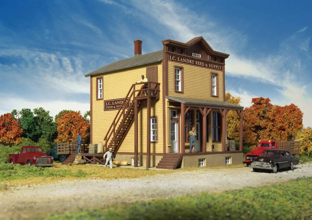 Walthers Cornerstone Walthers Cornerstone JC Landry Feed Supply (HO Scale) Part# 933-3662