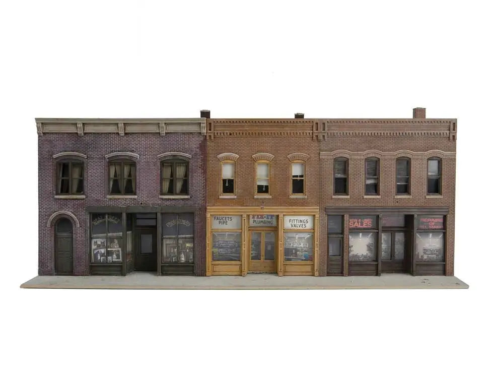 Walthers Cornerstone Walthers Cornerstone Merchant's Row IV (HO Scale) Part# 933-4040