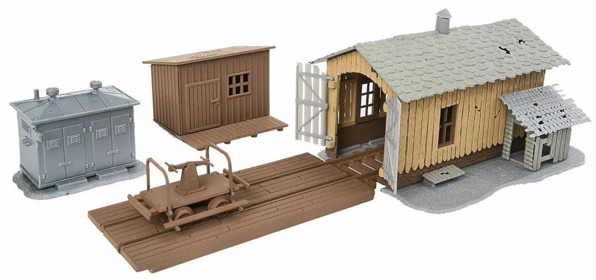 Walthers Trainline Walthers Trainline Trackside Tool Buildings (HO Scale) Part# 931-909