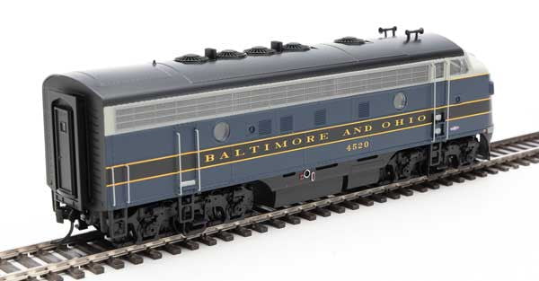 Walthers Walthers 19966 EMD F7 A - B&O - Baltimore & Ohio #4520 (blue, gray, black, dulux) - DCC & Sound HO Scale