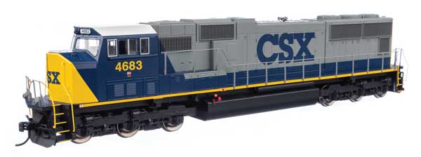 Walthers Walthers 910-21008 EMD SD70M CSX #4683 (YN2; yellow, gray, black, blue, white cab roof) DCC & Sound HO Scale