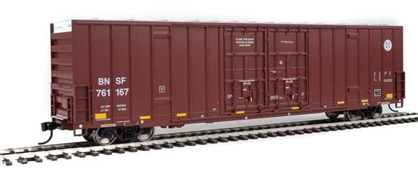 Walthers Walthers 910-2983 60' High Cube Plate F Boxcar BNSF #761167 HO Scale