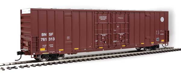 Walthers Walthers 910-2985 60' High Cube Plate F Boxcar BNSF #761313 HO Scale