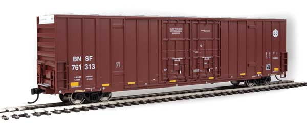 Walthers Walthers 910-2985 60' High Cube Plate F Boxcar BNSF #761313 HO Scale