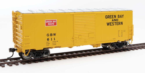Walthers Walthers 910-45005 40' ACF Modernized Welded Boxcar GB&W - Green Bay & Western #611 HO Scale