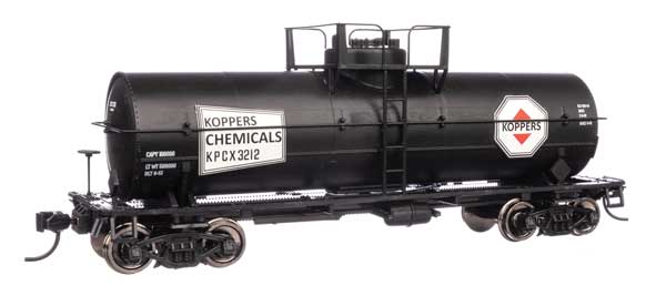 Walthers Walthers 910-48419 36' 10,000-Gallon Insulated Tank Car Koppers Chemicals KPCX #3212 HO Scale