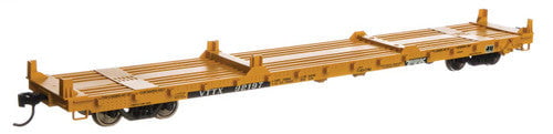 Walthers Walthers 910-5422 60' PS Flatcar TTX - VTTX #92335 (yellow, black and white TTX logo) HO Scale