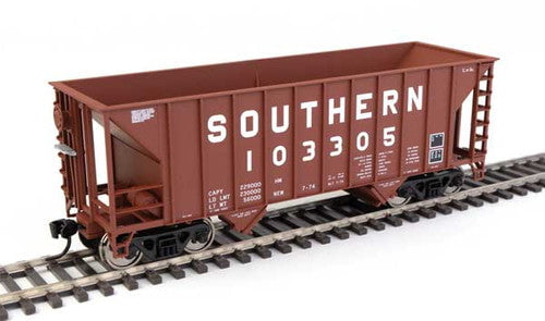 Walthers Walthers 910-56620 34' 100-Ton 2-Bay Hopper - Southern Railway SOU #103305 (brown) HO Scale