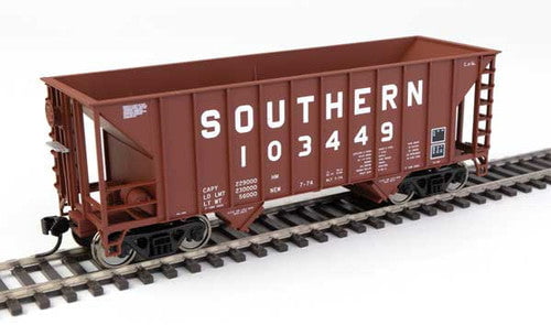 Walthers Walthers 910-56622 34' 100-Ton 2-Bay Hopper - Southern Railway SOU #103449 (brown) HO Scale