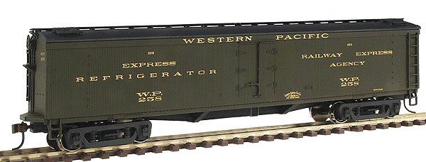 Walthers Walthers 932-5484 50' GACX Wood Express Reefer w/GSC Trucks - Western Pacific #258 HO Scale