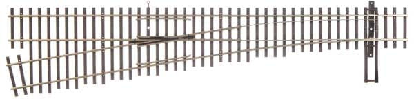 Walthers Walthers 948-70017 Code 70 Number 6 Left Hand Turnout - Nickle Silver DCC Friendly HO Scale