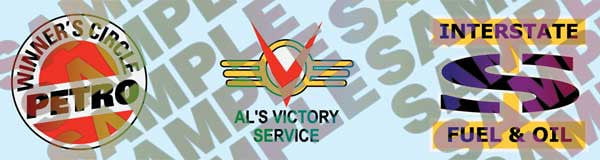 Walthers Walthers 949-11671 International 7600 Tank Truck with Trailer Al's Victory Service, Interstate Oil & Winner's Circle decals (red, chrome) - Assembled HO Scale SceneMaster
