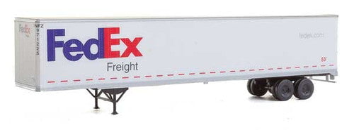 Walthers Walthers 949-2452 53' Stoughton Trailer 2-Pack FedEx Freight - Assembled HO Scale SceneMaster