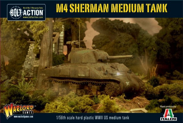 Warlord Games WARGAMES Warlord Games 28mm Bolt Action: WWII M4 Sherman US Medium Tank (Plastic)