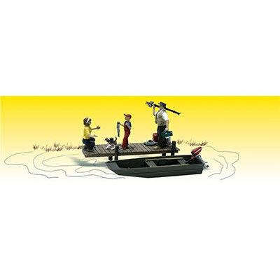 Woodland Scenics Woodland Scenics HO Scale Family Fishing