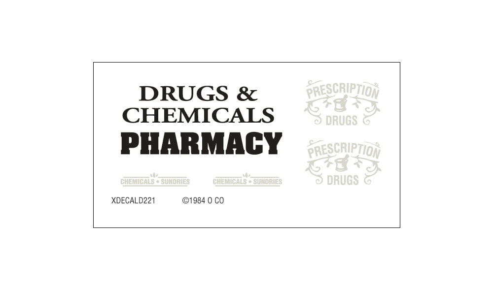 Woodland Scenics Woodland Scenics 221 HO Pharmacy Kit