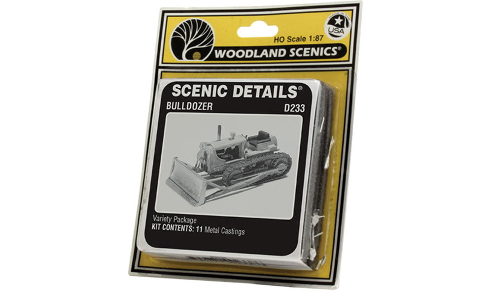 Woodland Scenics Woodland Scenics 233 HO Scale Bulldozer Scenic Details