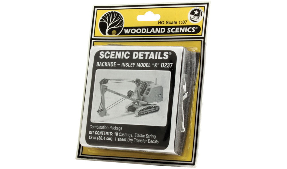 Woodland Scenics Woodland Scenics 237 HO Scale Back Hoe/Insley Model K Scenic Details