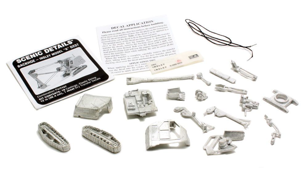 Woodland Scenics Woodland Scenics 237 HO Scale Back Hoe/Insley Model K Scenic Details