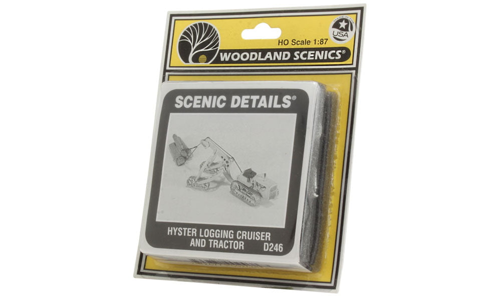 Woodland Scenics Woodland Scenics 246 HO Scale Logging Cruiser & Tractor