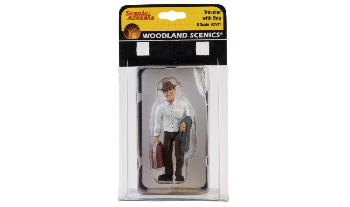 Woodland Scenics Woodland Scenics 2531 G Tom Traveler w/Bag