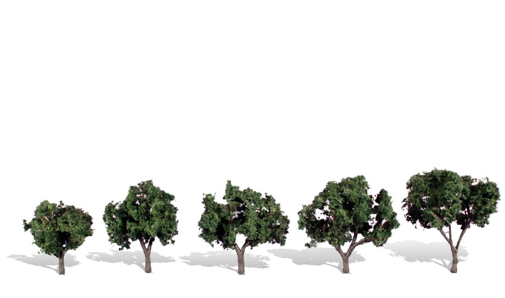 Woodland Scenics Woodland Scenics 3548 Cool Shade Trees 1.25'' - 2'' 5/pk