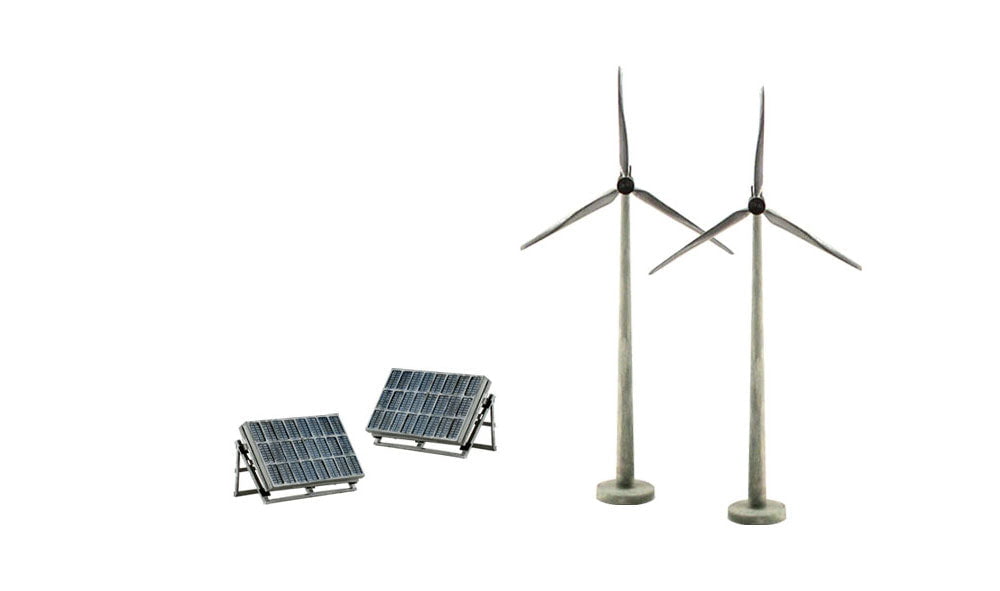 Woodland Scenics Woodland Scenics 4448 Alternative Energy Scene Setters