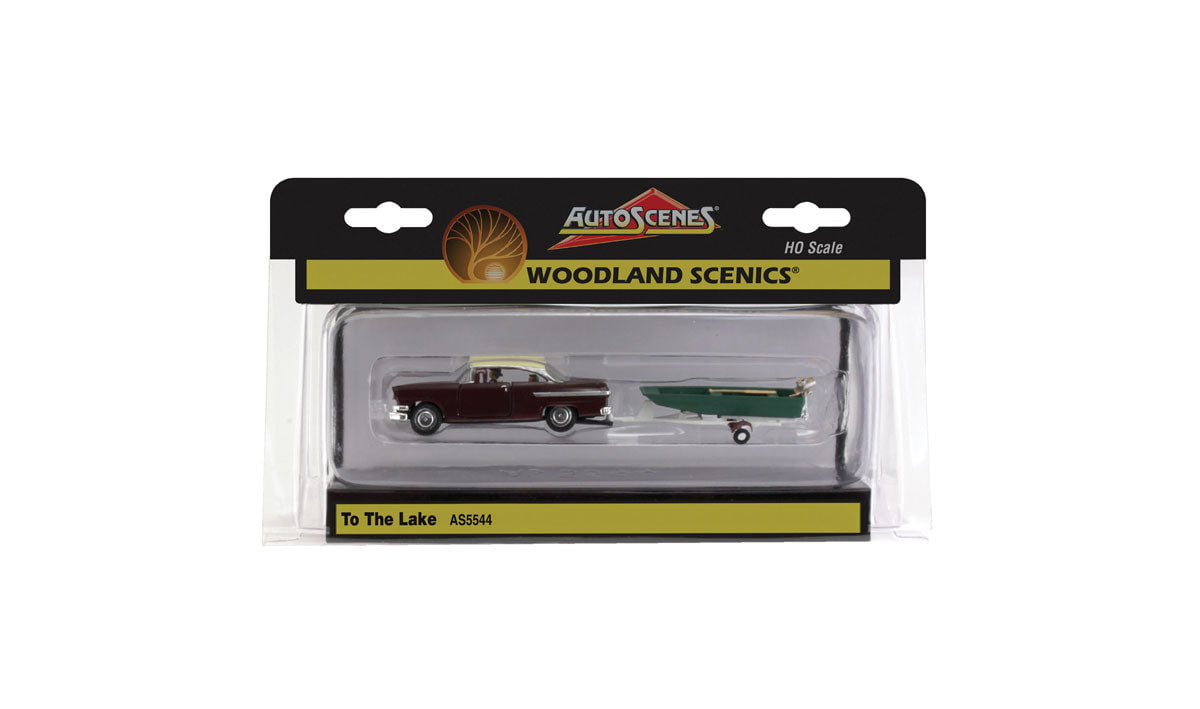 Woodland Scenics Woodland Scenics 5544 HO Scale Flander's Fishing Trip AutoScenes