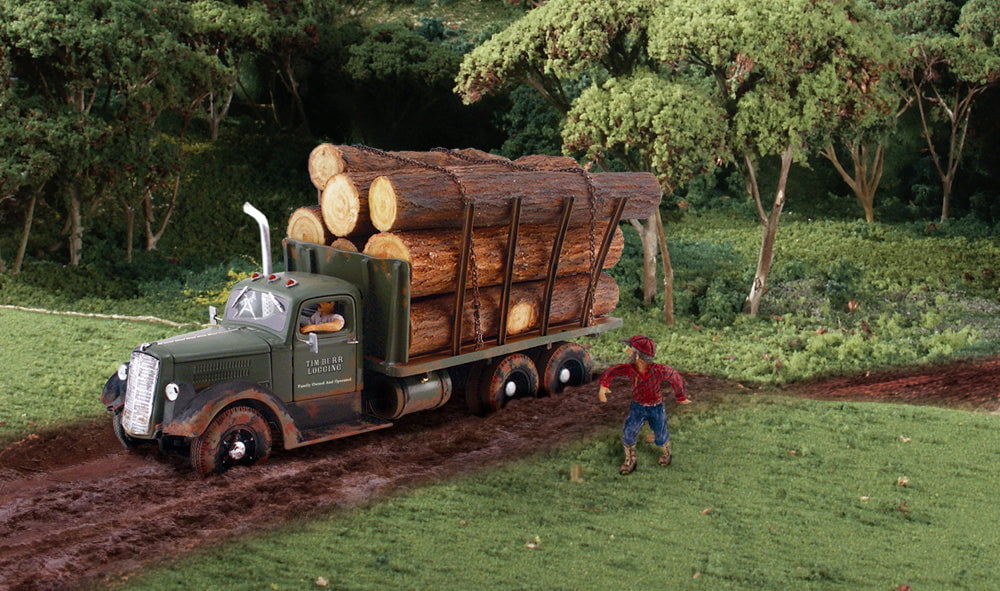 Woodland Scenics Woodland Scenics 5553 HO Scale Tim Burr Logging AutoScenes