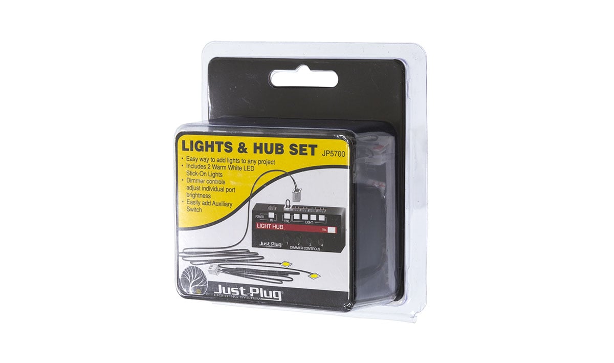 Woodland Scenics Woodland Scenics 5700 Just Plug Lights & Hub Set - Warm White