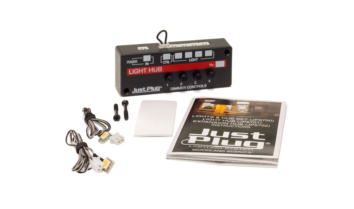 Woodland Scenics Woodland Scenics 5700 Just Plug Lights & Hub Set - Warm White