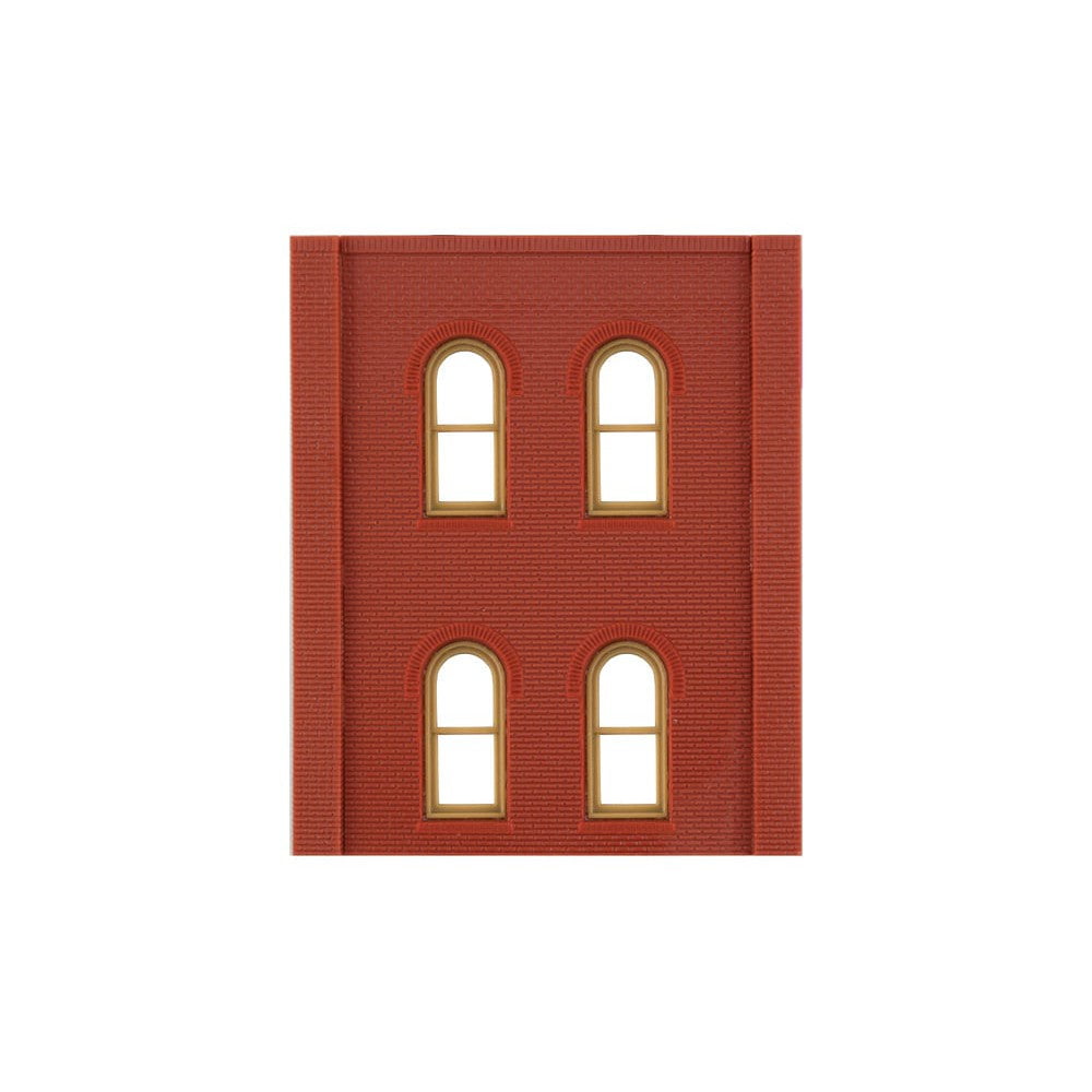 Woodland Scenics Woodland Scenics HO Scale DPM 2-Story Wall Arched 4-Windows
