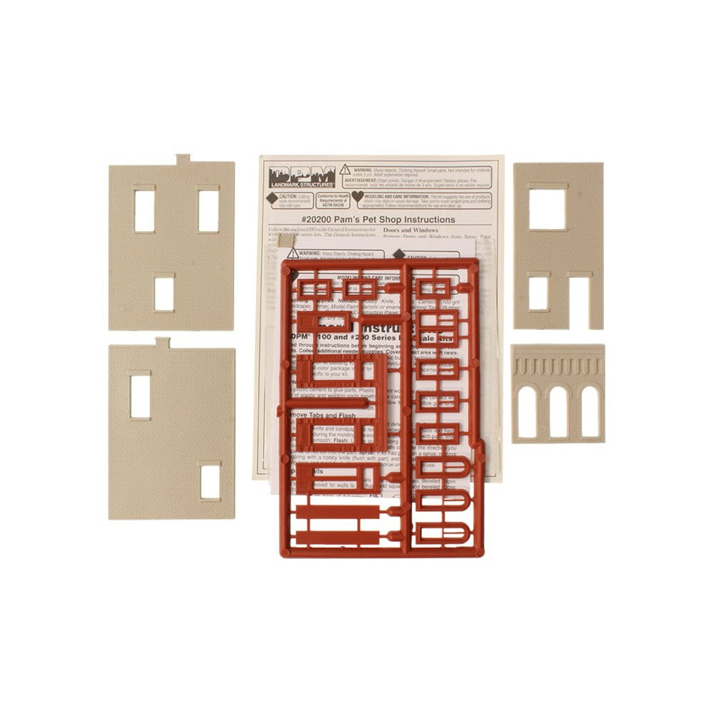 Woodland Scenics Woodland Scenics HO Scale Pam's Pet Shop DPM Kit