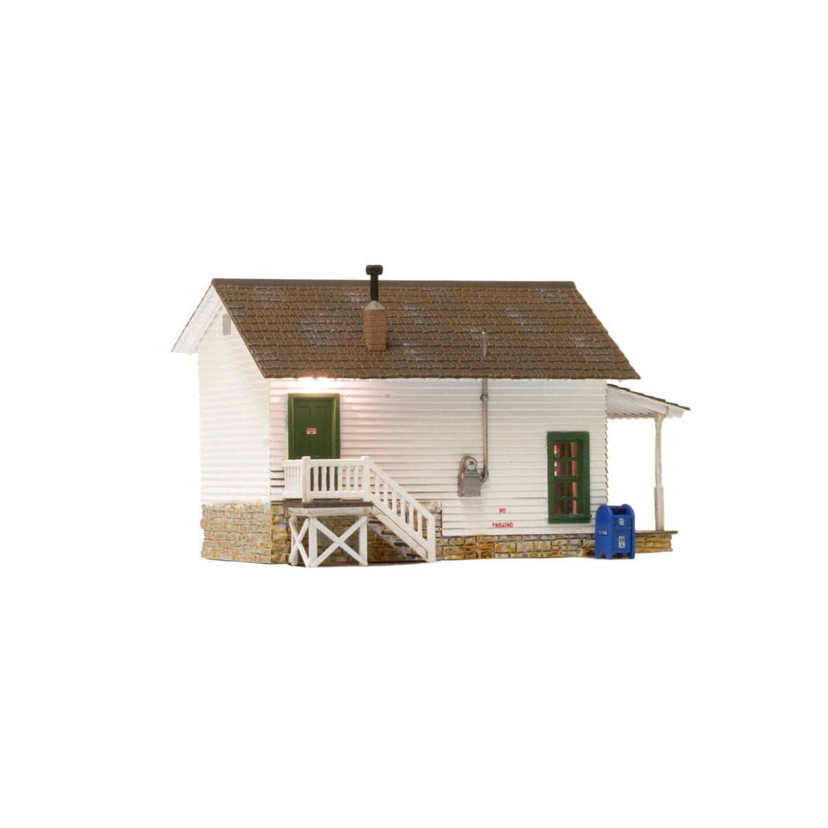 Woodland Scenics Woodland Scenics N Scale Letters Parcels & Post - Post Office Built and Ready