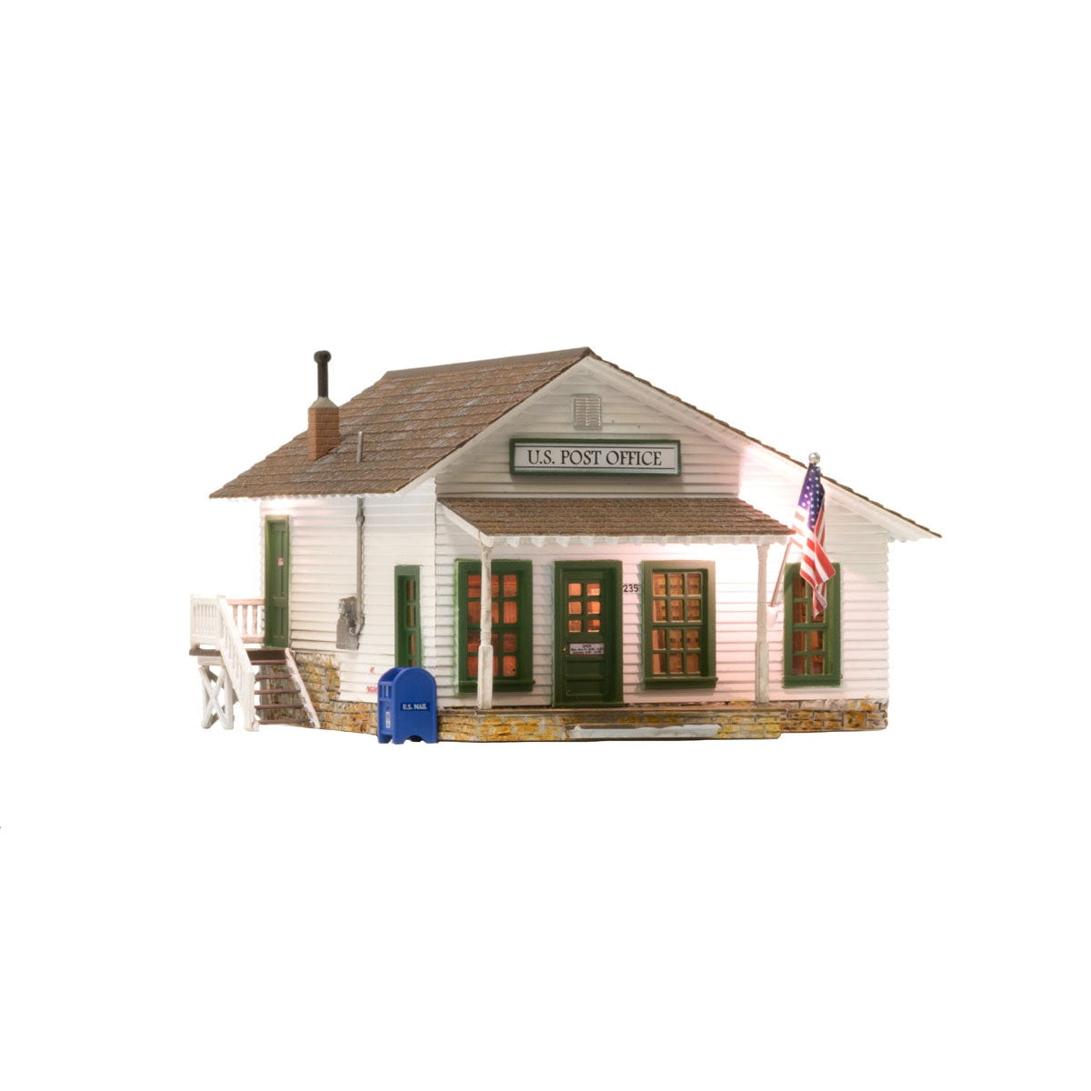 Woodland Scenics Woodland Scenics N Scale Letters Parcels & Post - Post Office Built and Ready