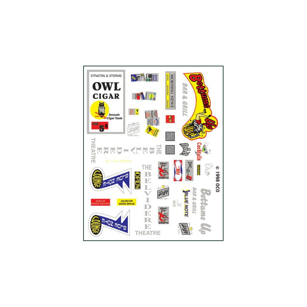Woodland Scenics Woodland Scenics N Scale Night Life Buildings DPM Kit