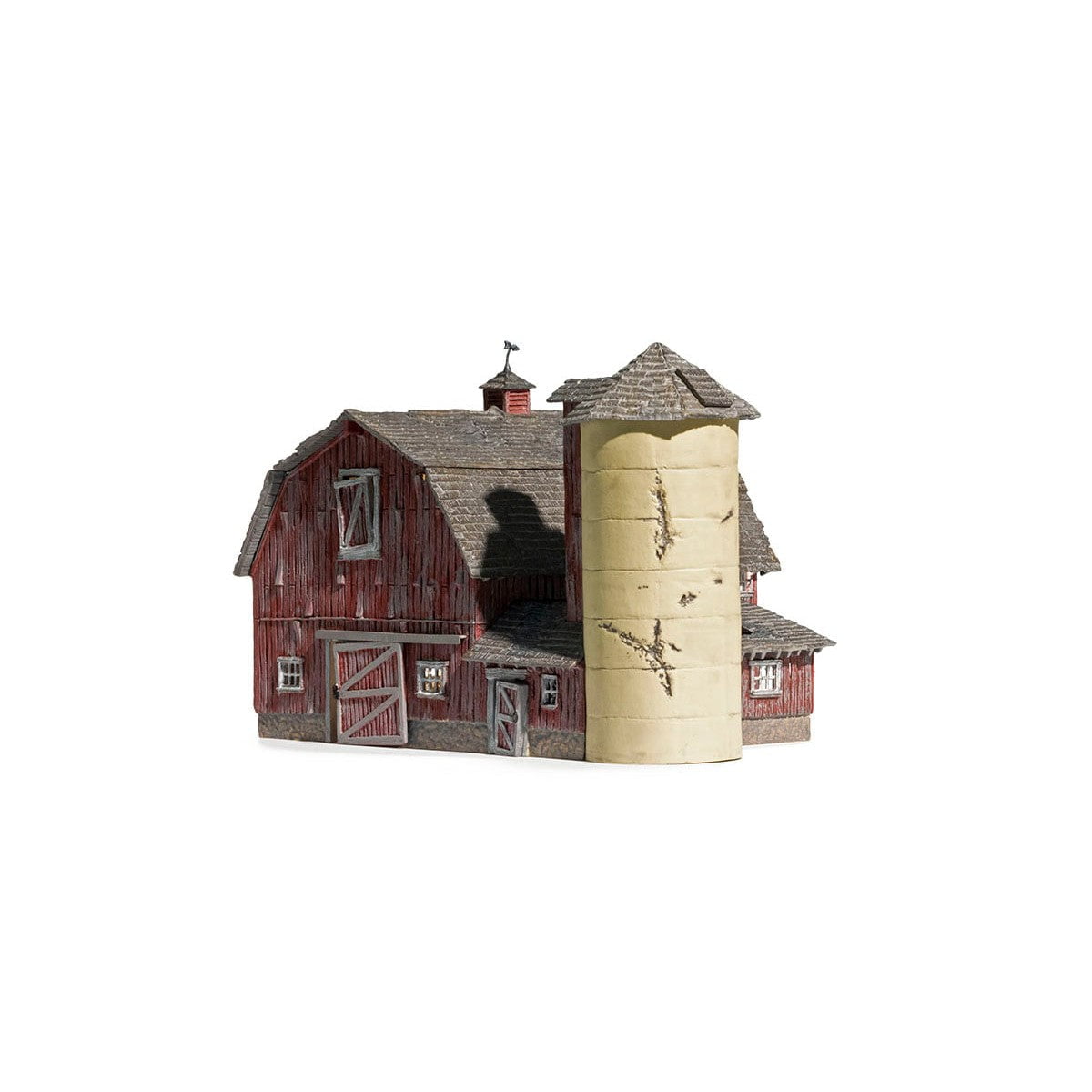 Woodland Scenics Woodland Scenics N Scale Old Weathered Barn Built and Ready