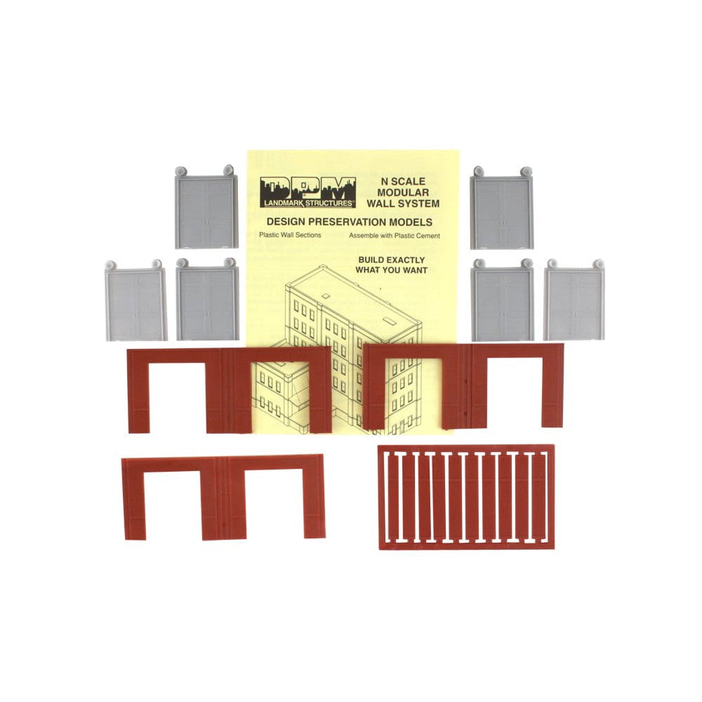 Woodland Scenics Woodland Scenics N Scale Street Level Wall Freight Doors DPM Kit