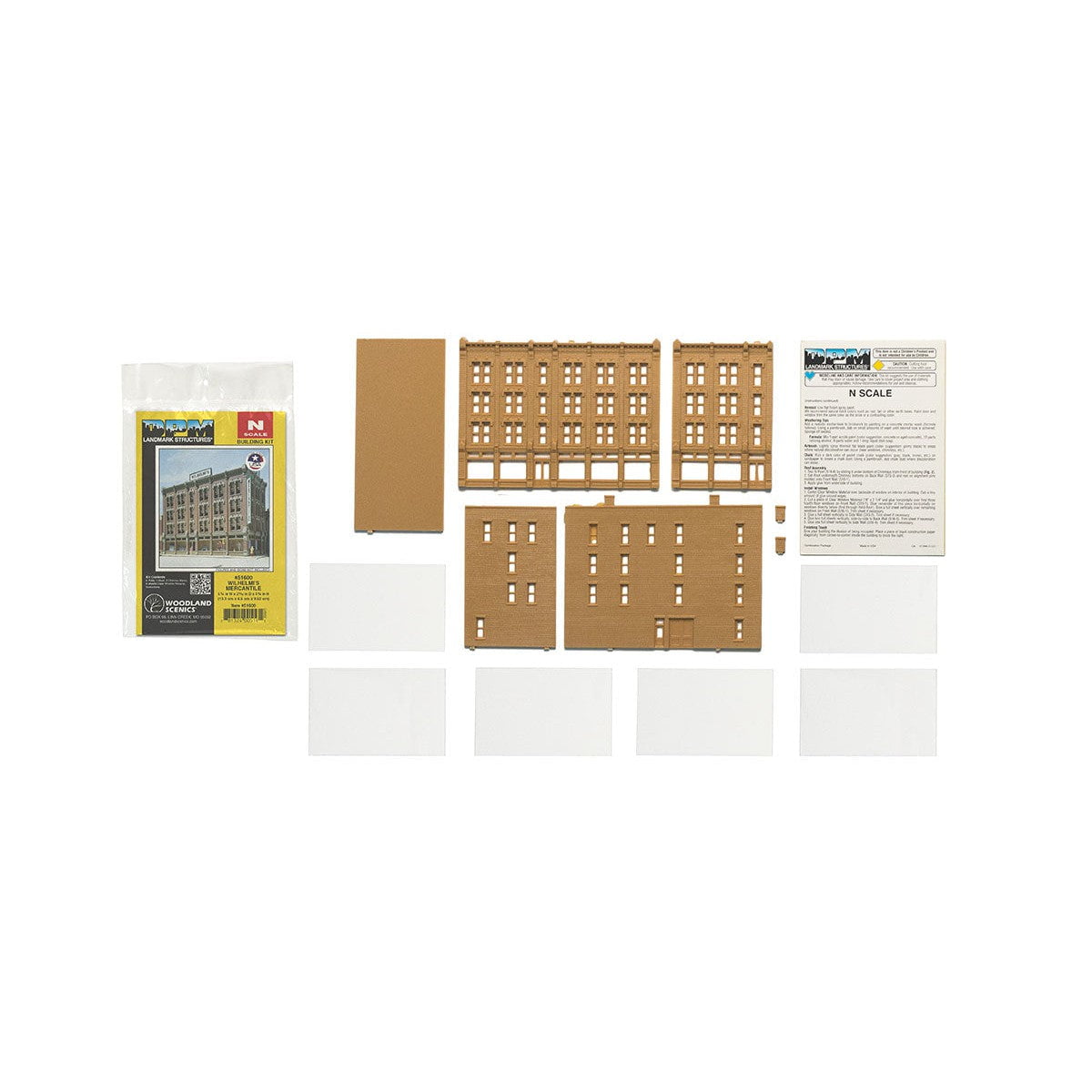Woodland Scenics Woodland Scenics N Scale Wilhelmi's Mercantile DPM Kit